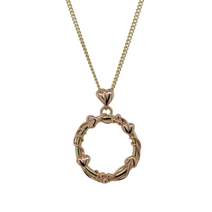 9ct Gold Clogau Tree of Life Circle 18" Necklace