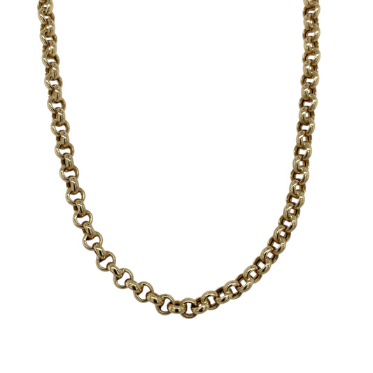 9ct Gold 19" Belcher Chain