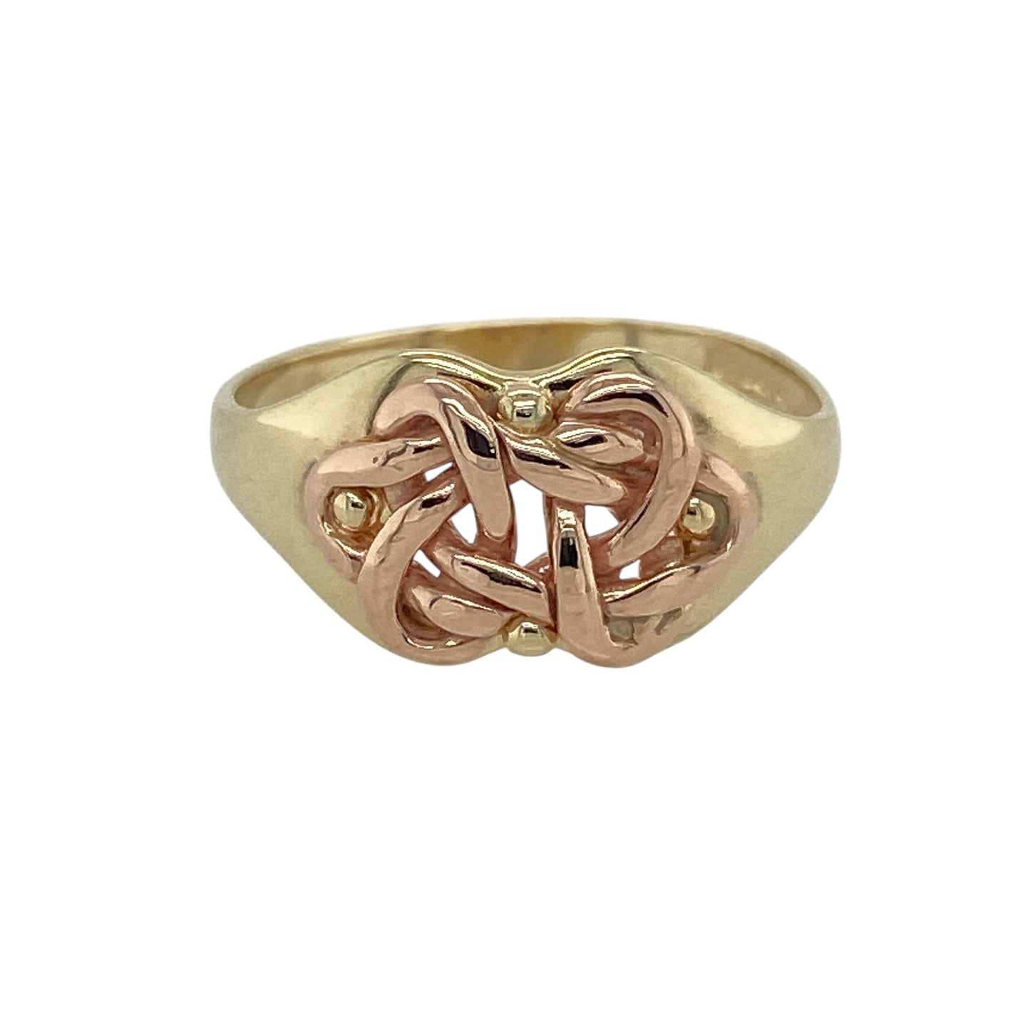9ct Welsh Cymru Gold Celtic Knot Ring