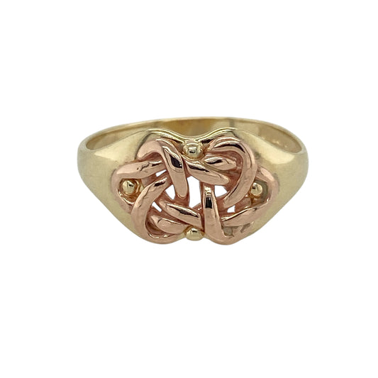 9ct Welsh Cymru Gold Celtic Knot Ring