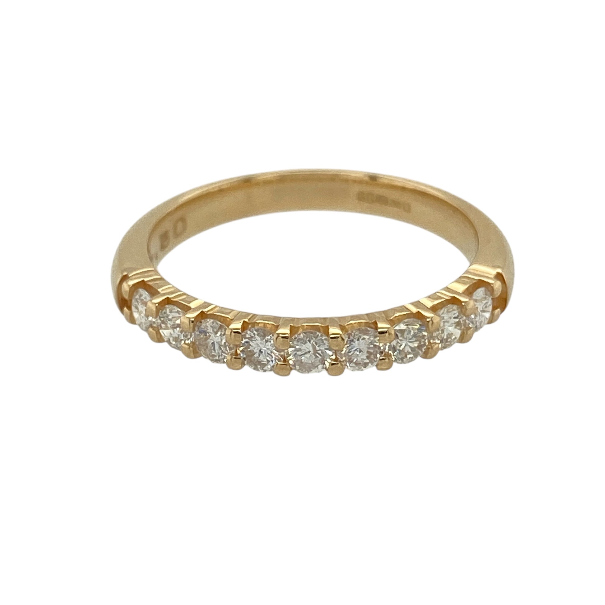 18ct Gold & Diamond Set Band Ring