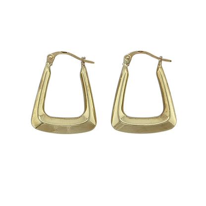 9ct Gold Handbag Creole Earrings