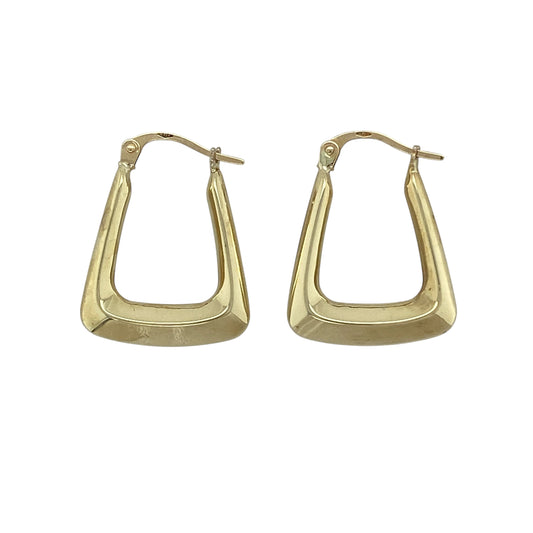 9ct Gold Handbag Creole Earrings