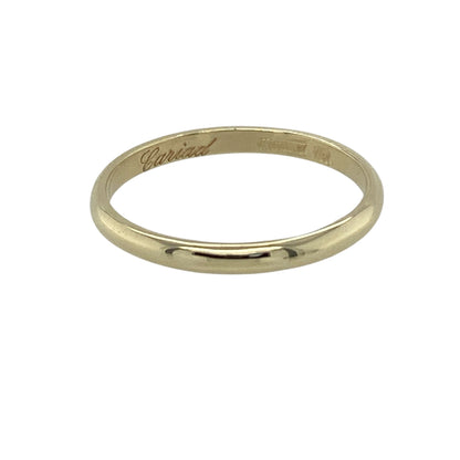 9ct Gold Clogau Cariad 2mm Wedding Band Ring