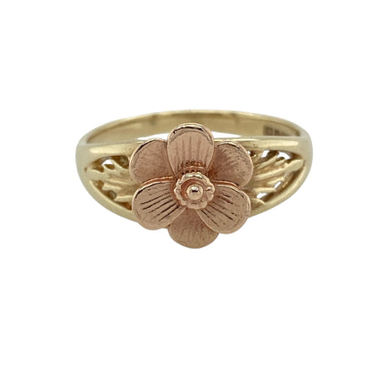 9ct Welsh Gold Flower Ring