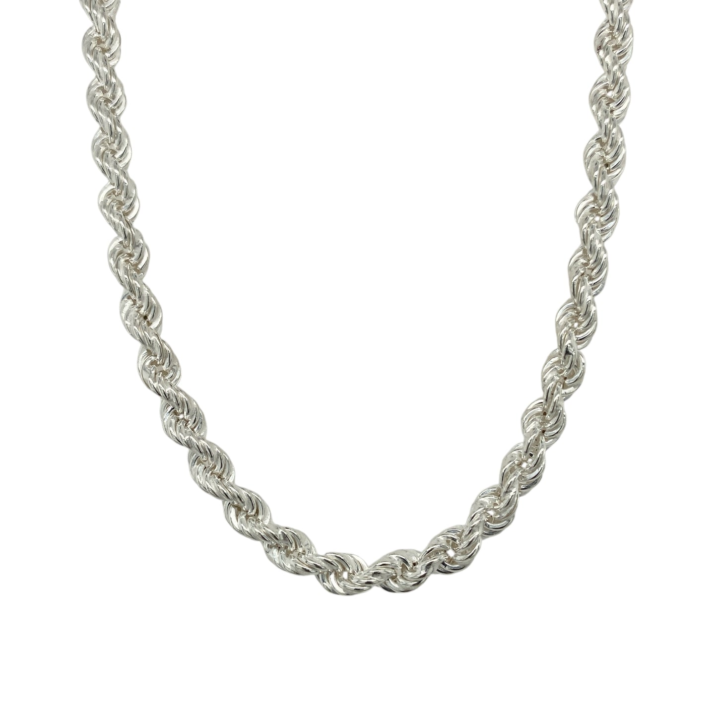 New 925 Silver 22" Rope Chain