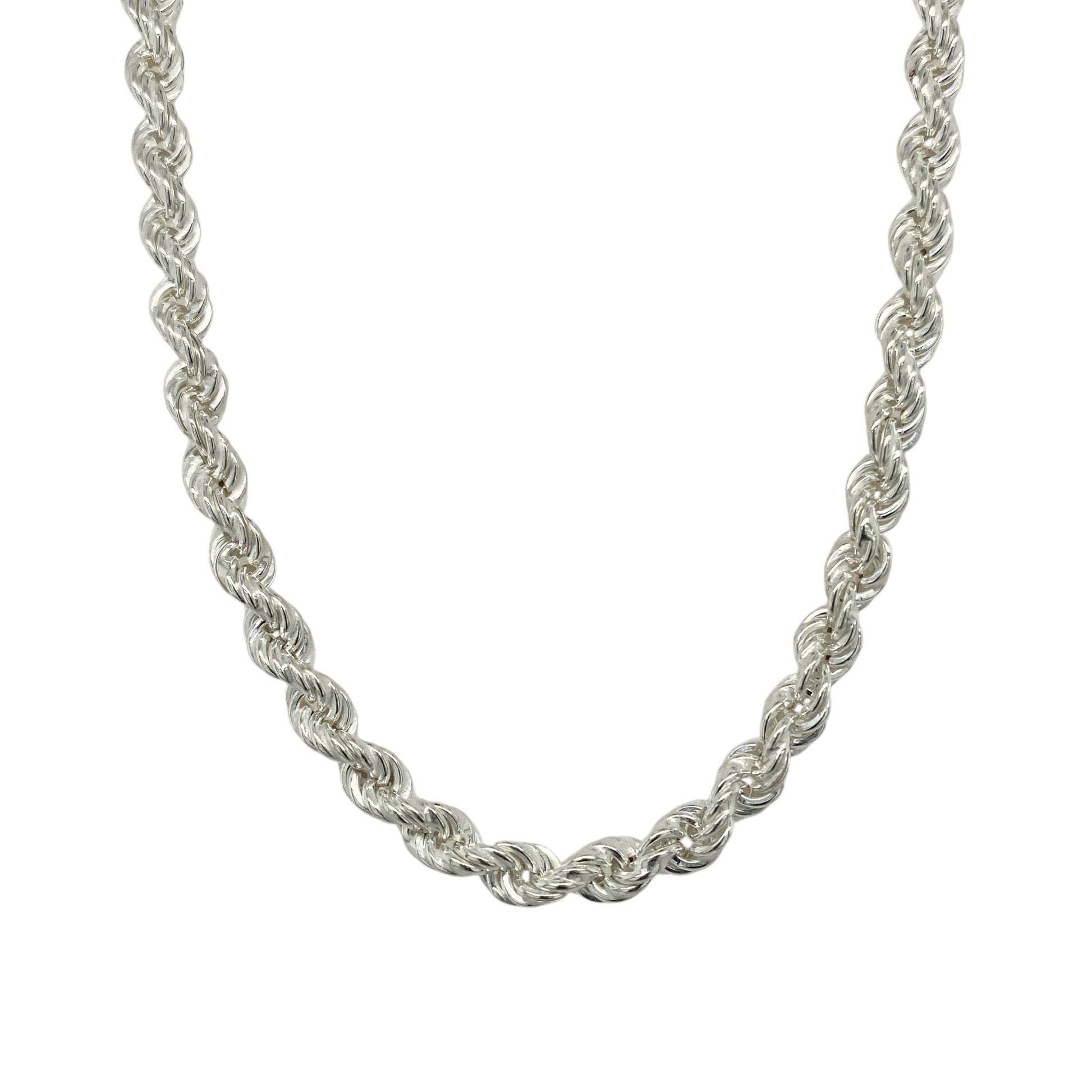 New 925 Silver 24" Rope Chain