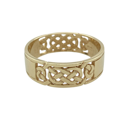 9ct Gold Celtic Knot Band Ring