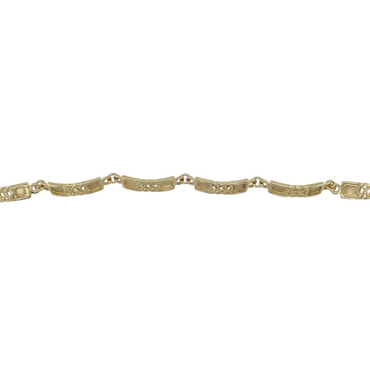 9ct Gold 6.75" Celtic Knot Bracelet