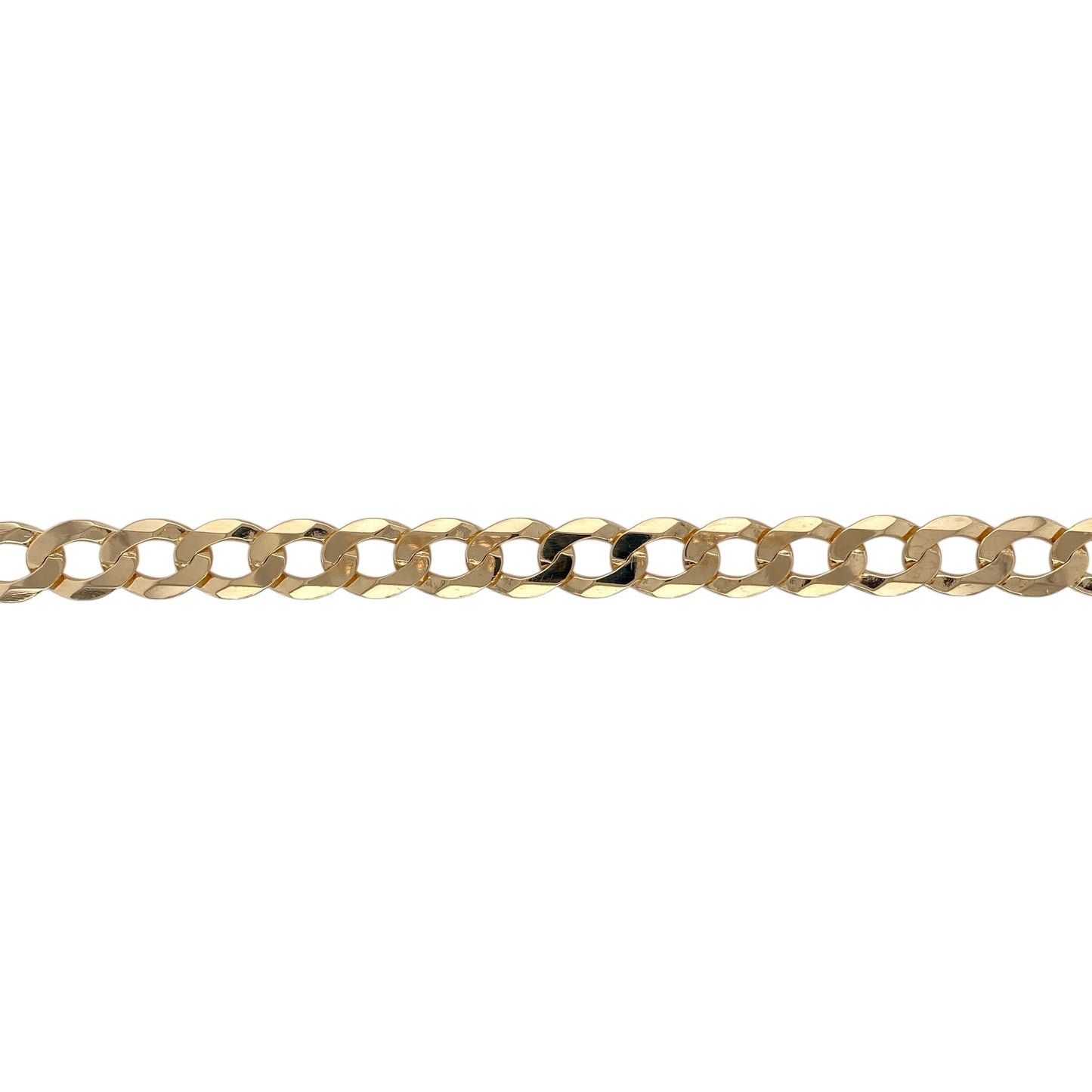 9ct Gold 8" Curb Bracelet