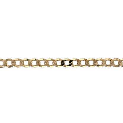 9ct Gold 8" Curb Bracelet