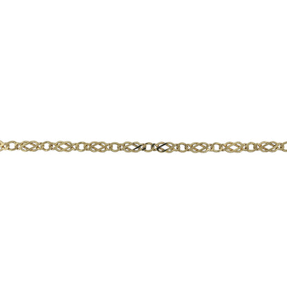 9ct Gold 7.5" Celtic Knot Bracelet