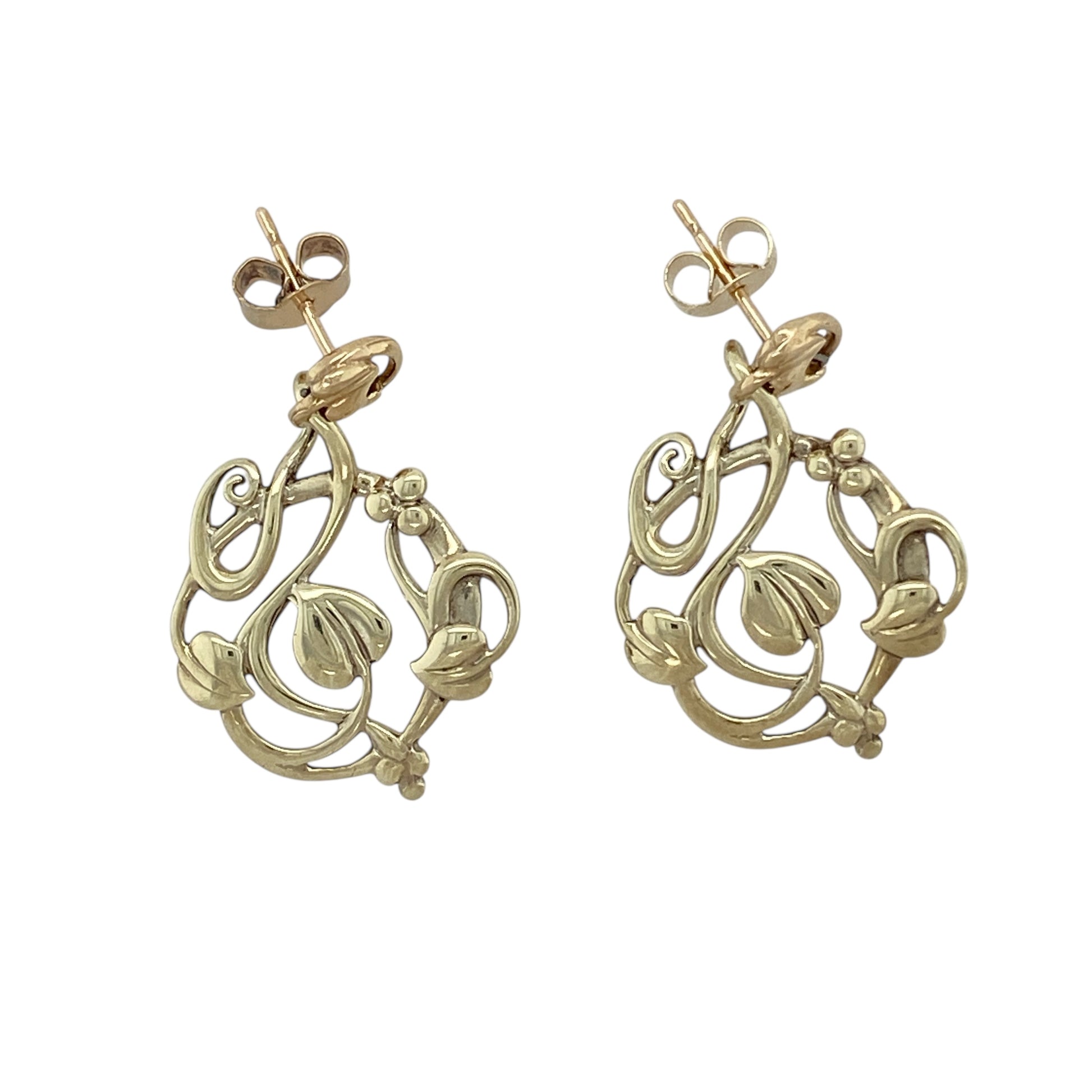 9ct Gold Clogau Tree of Life Drop Earrings