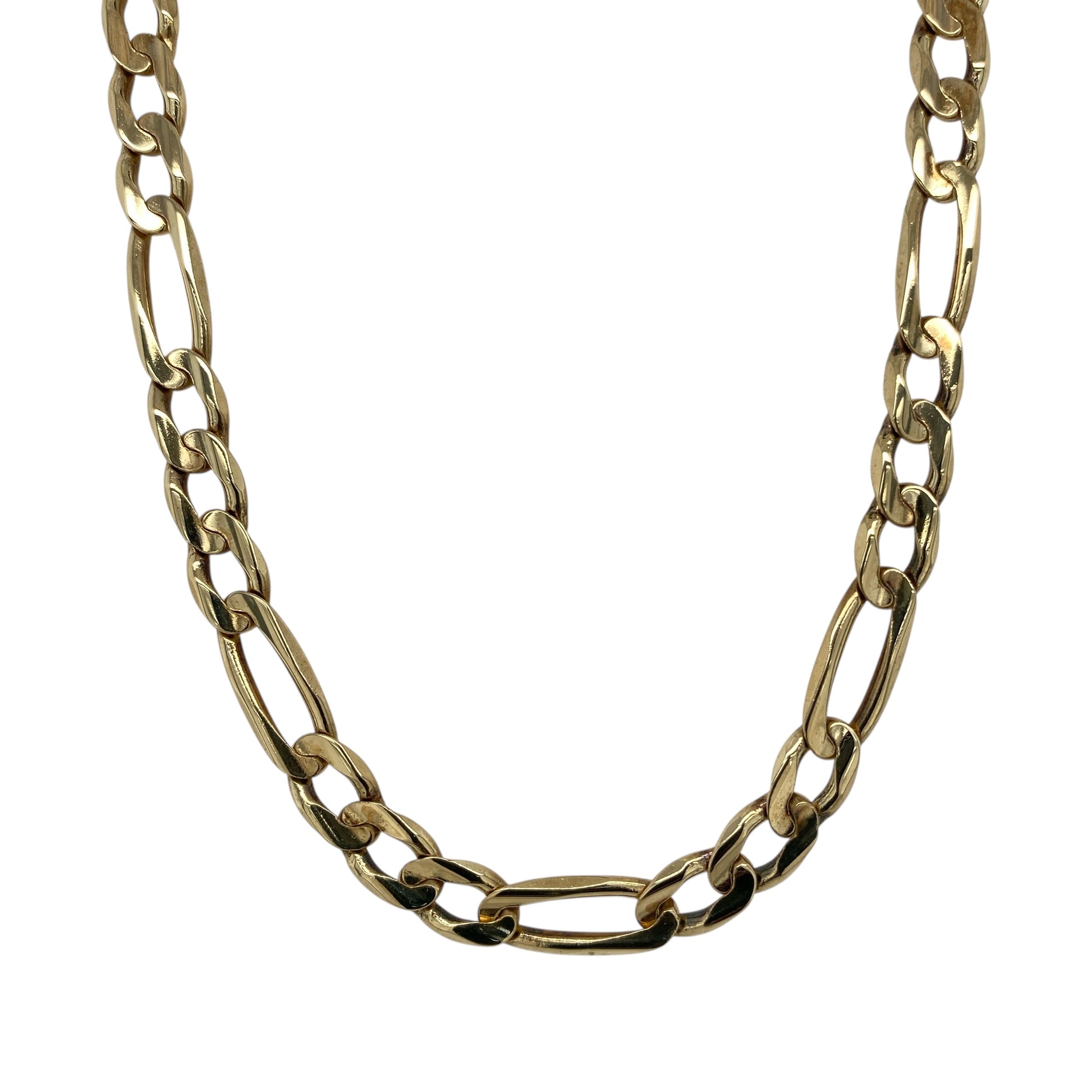 9ct Gold 21" Figaro Chain