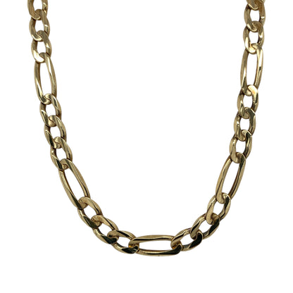 9ct Gold 21" Figaro Chain