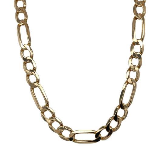 9ct Gold 24" Figaro Chain