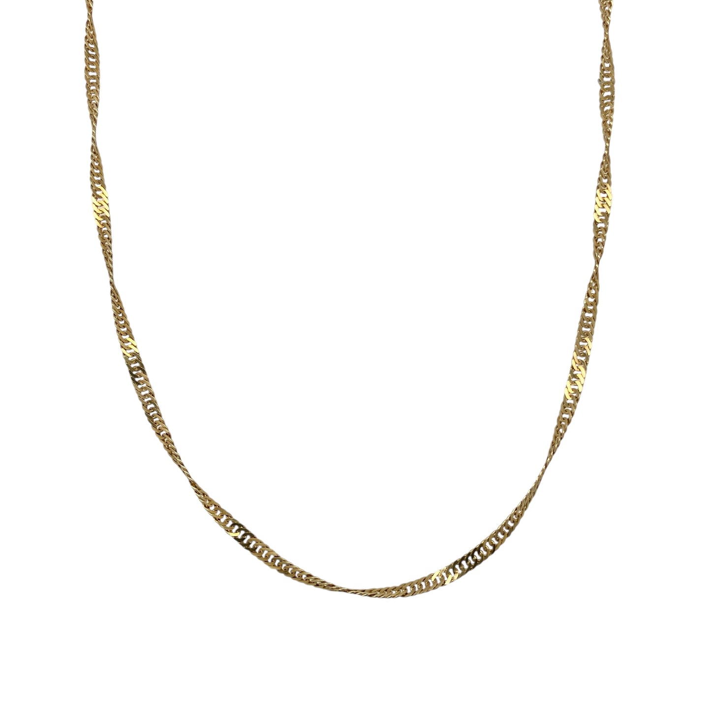 9ct Gold 18" Singapore Chain