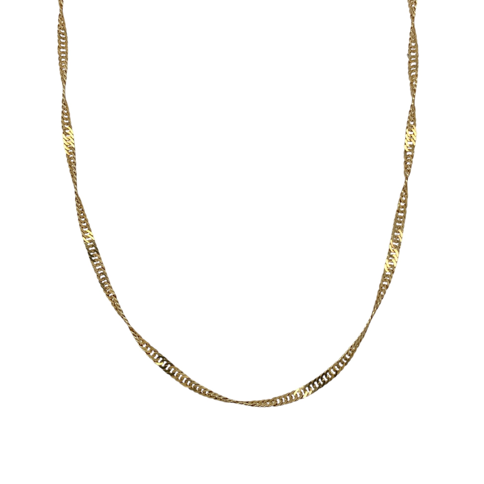 9ct Gold 18" Singapore Chain