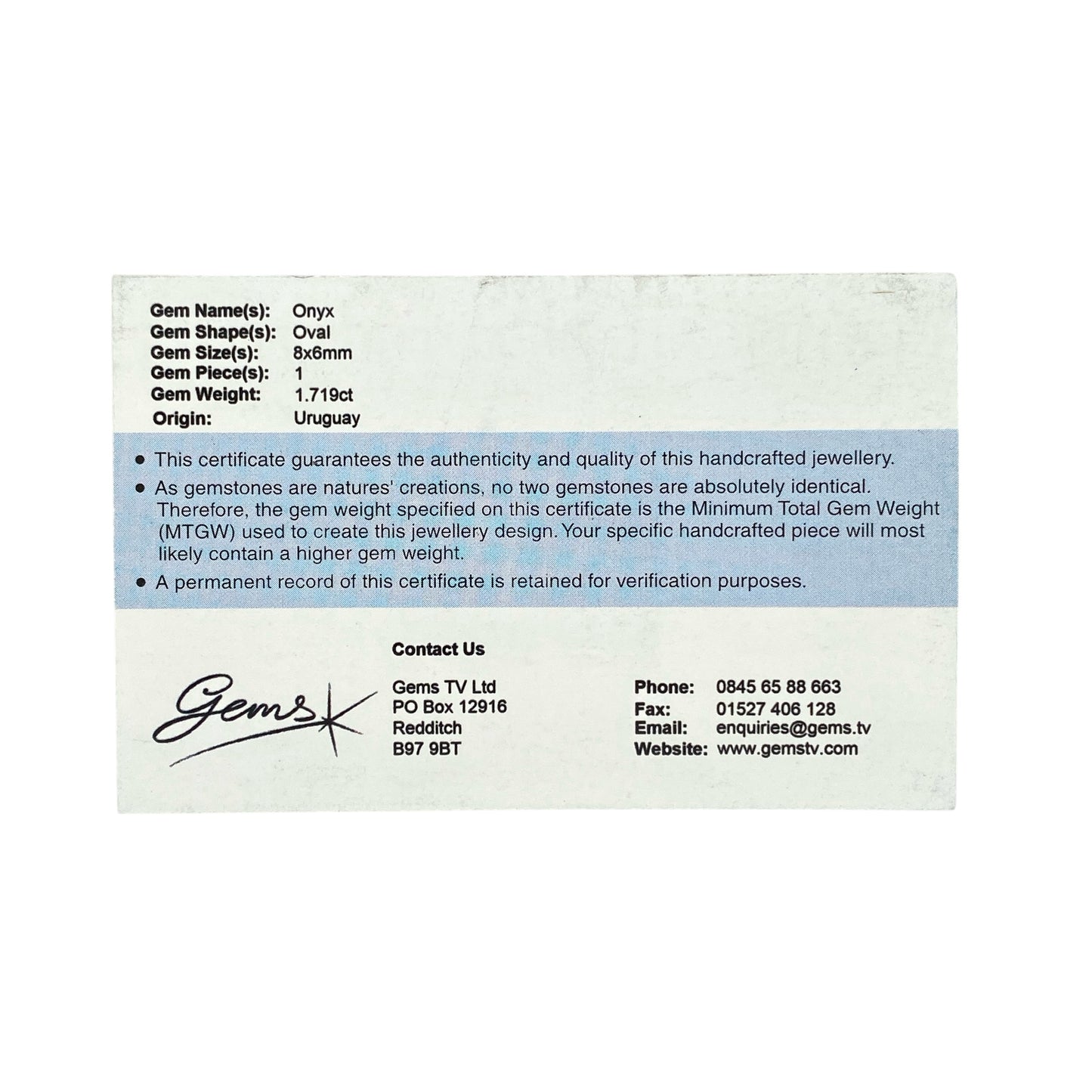 9ct Gold & Onyx Set Ring