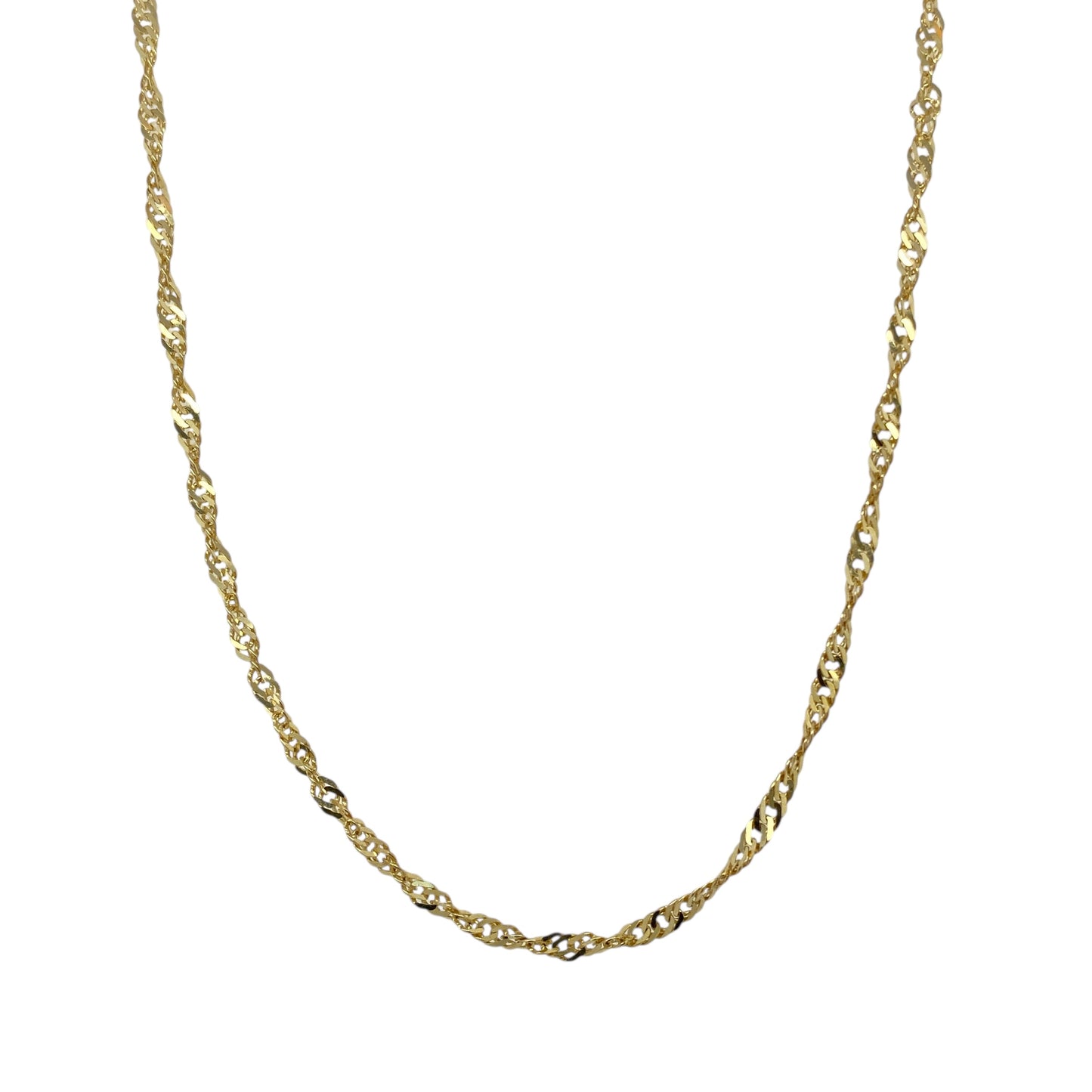 9ct Gold 18" Singapore Chain