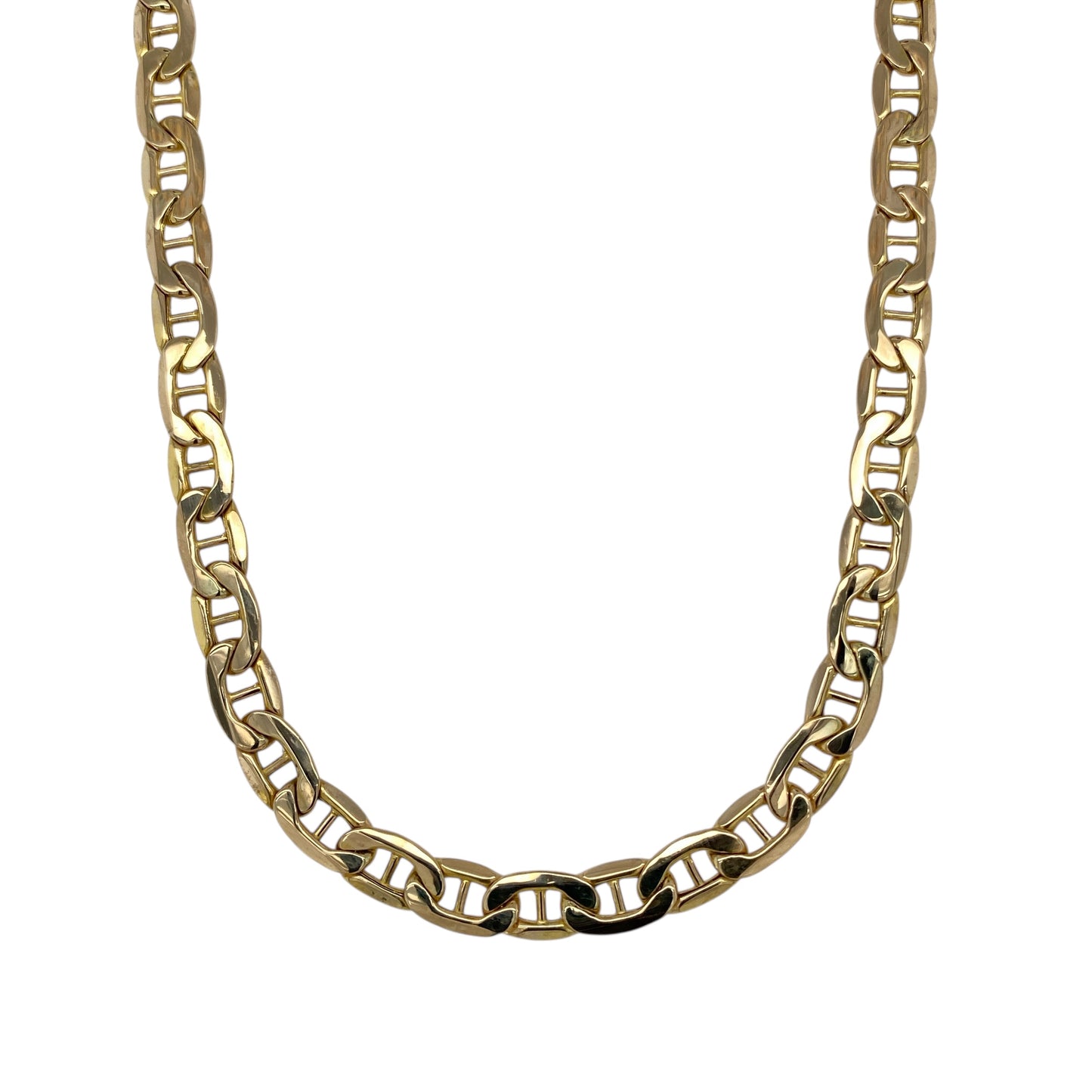 9ct Gold 20" Hollow Anchor Chain
