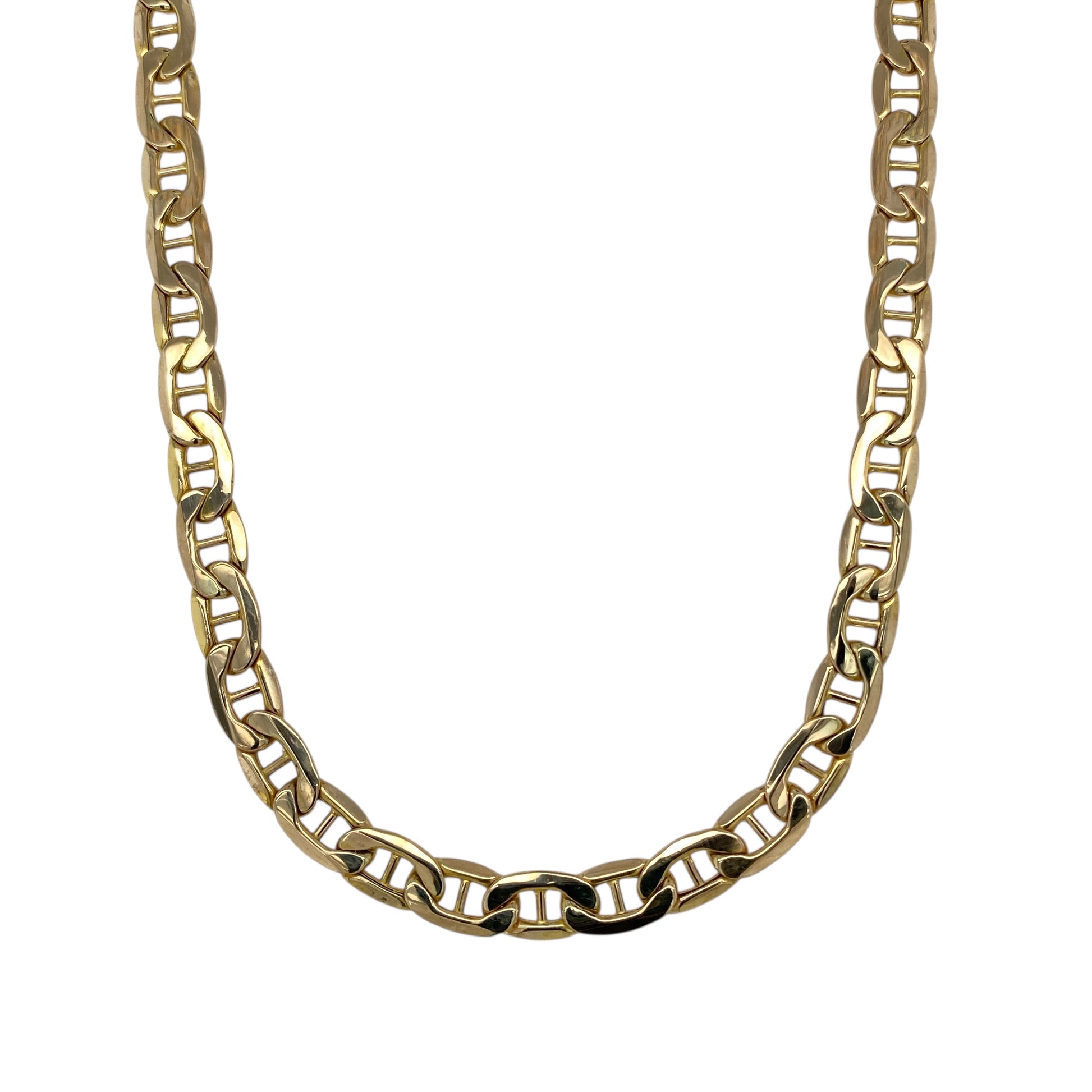 9ct Gold 20" Hollow Anchor Chain