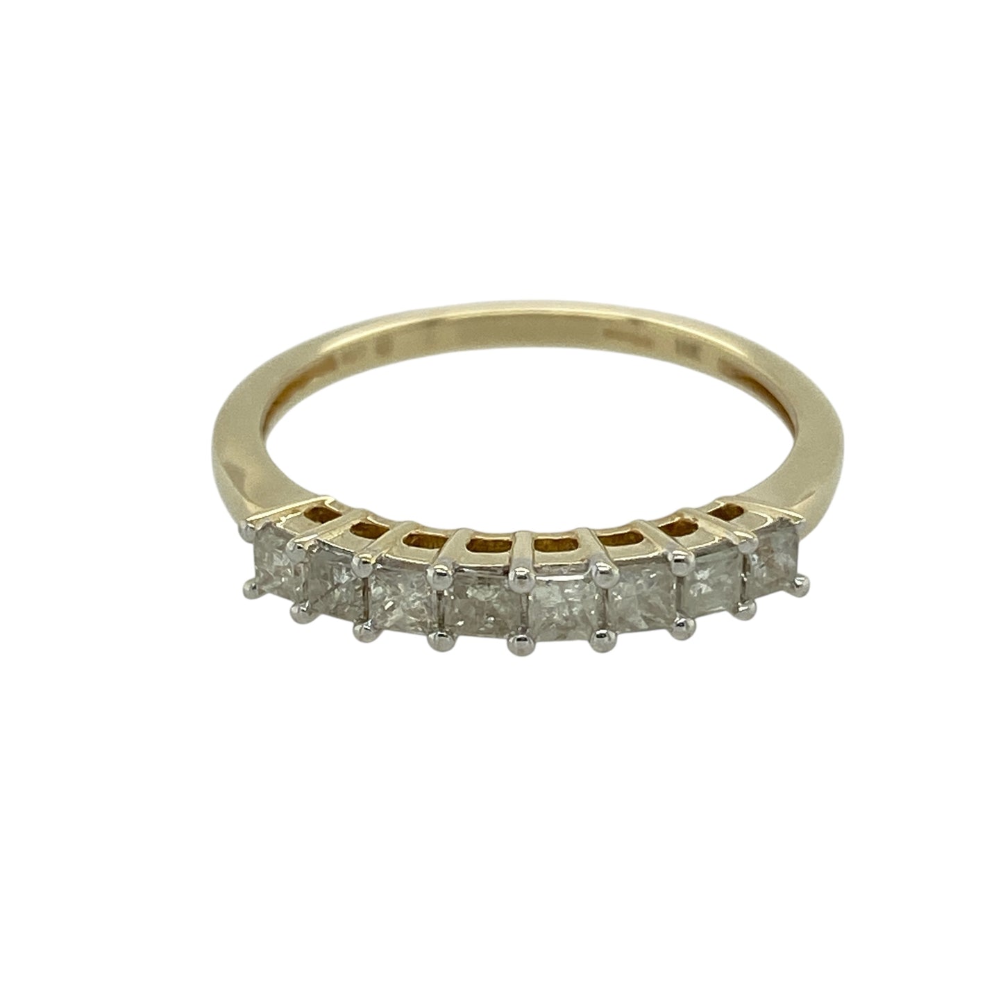 9ct Gold & Diamond Set Band Ring