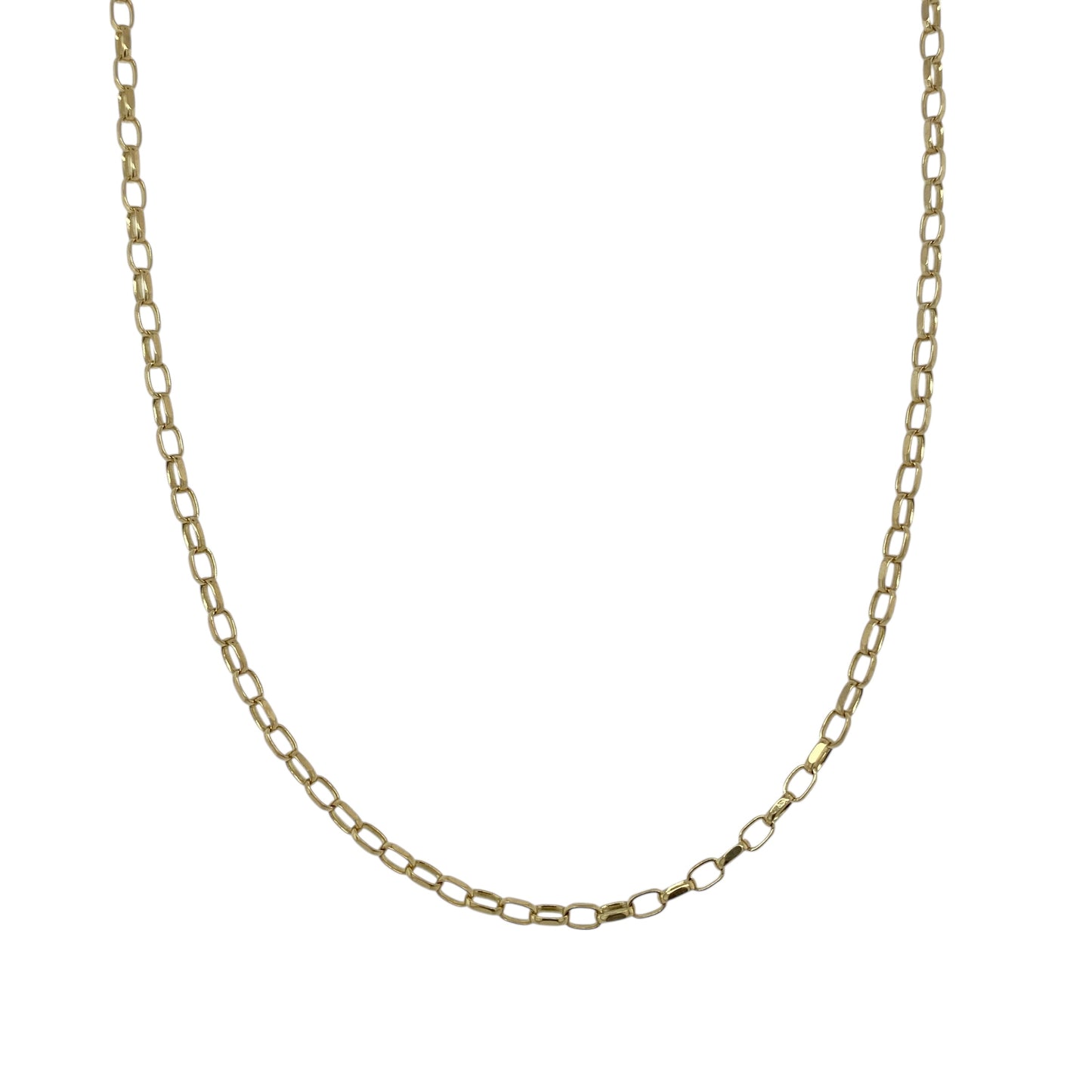 9ct Gold 16" Belcher Chain
