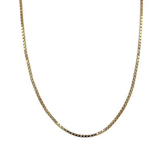 9ct Gold 26" Box Chain