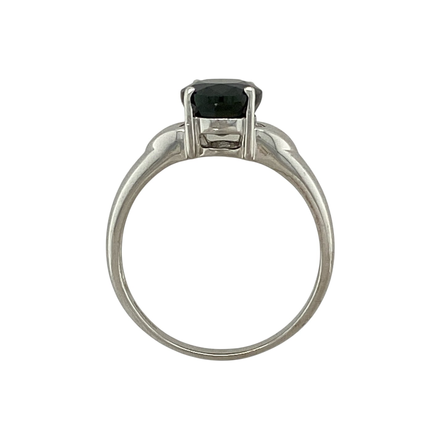 9ct White Gold & Sapphire Set Ring