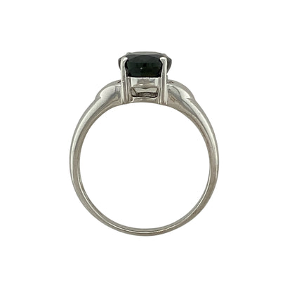 9ct White Gold & Sapphire Set Ring