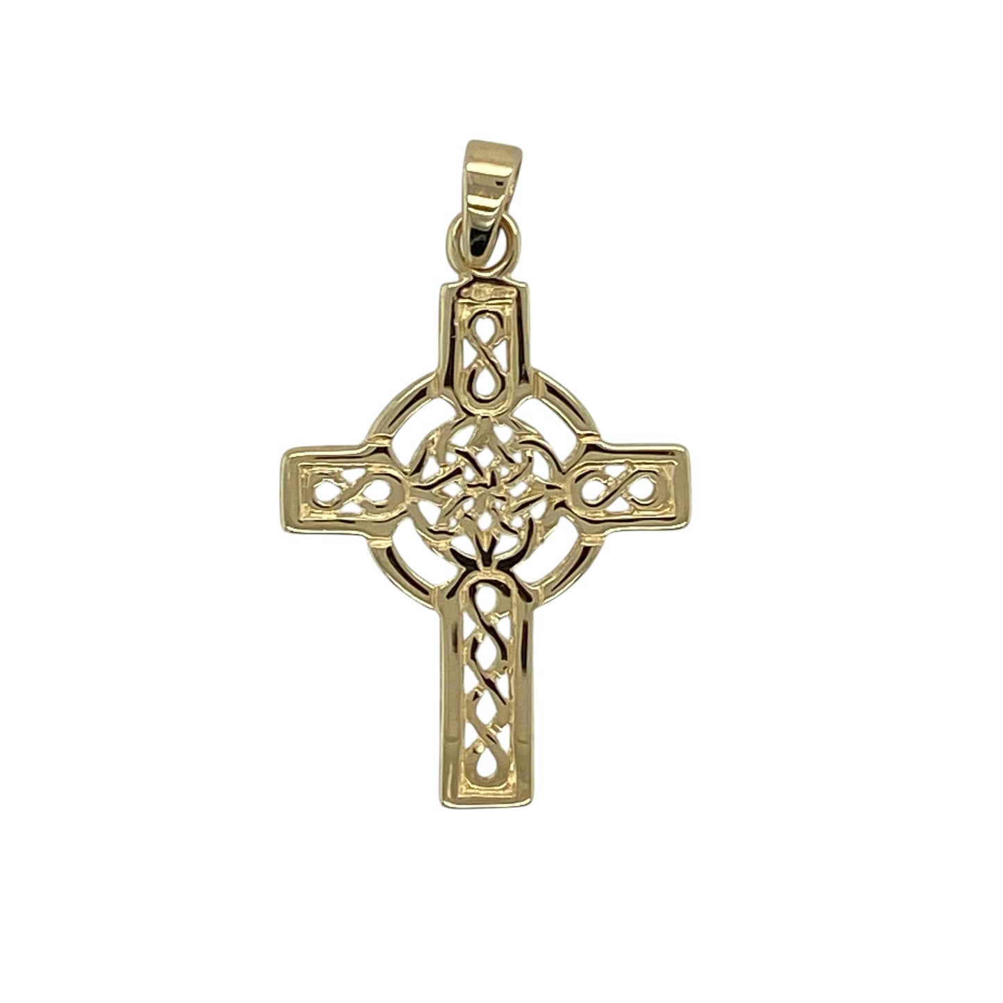 9ct Gold Celtic Cross Pendant
