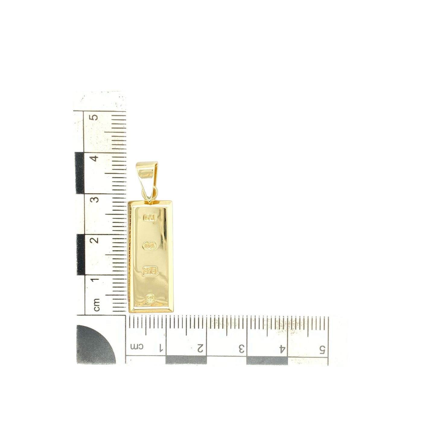 9ct Gold Ingot Pendant