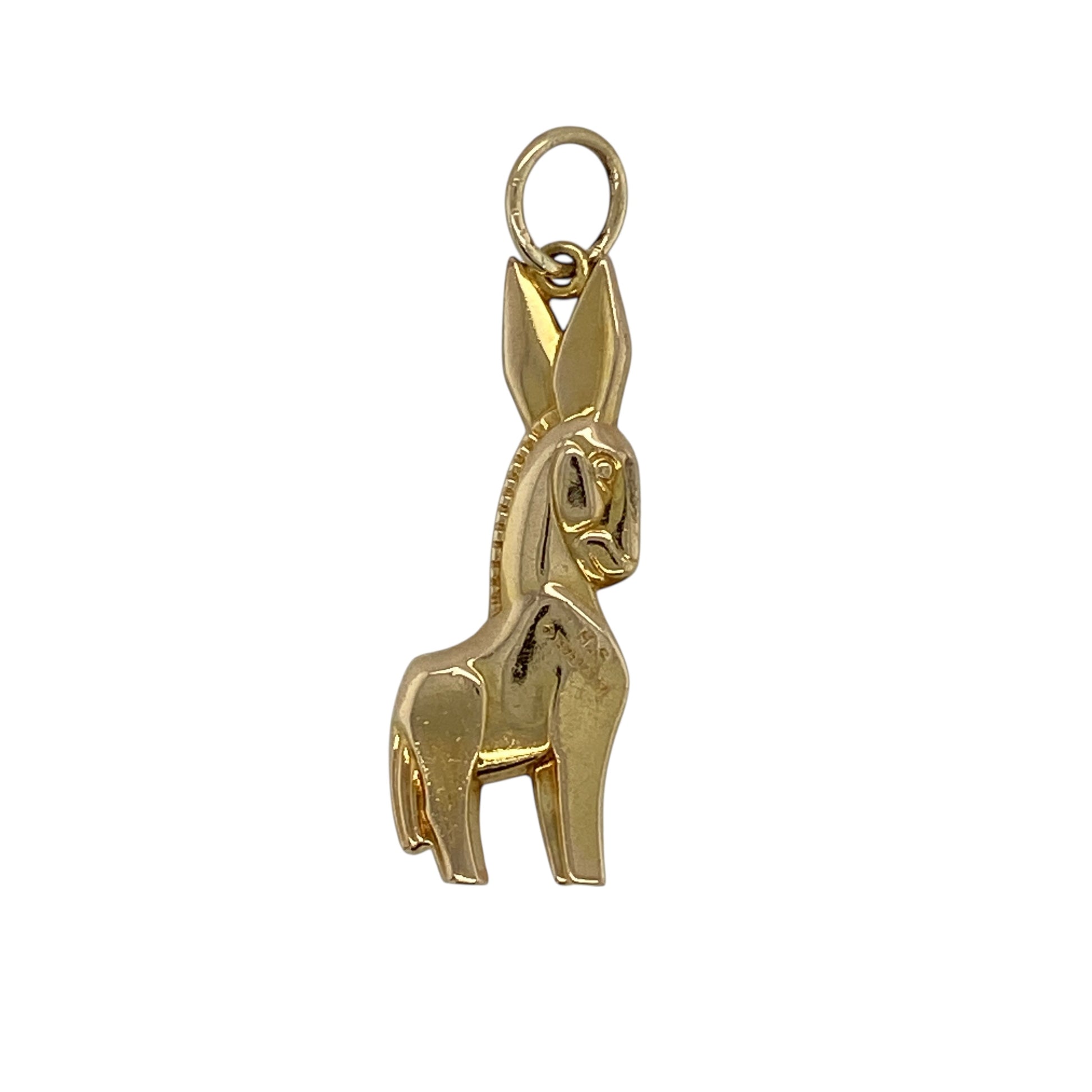 9ct Gold Donkey Pendant
