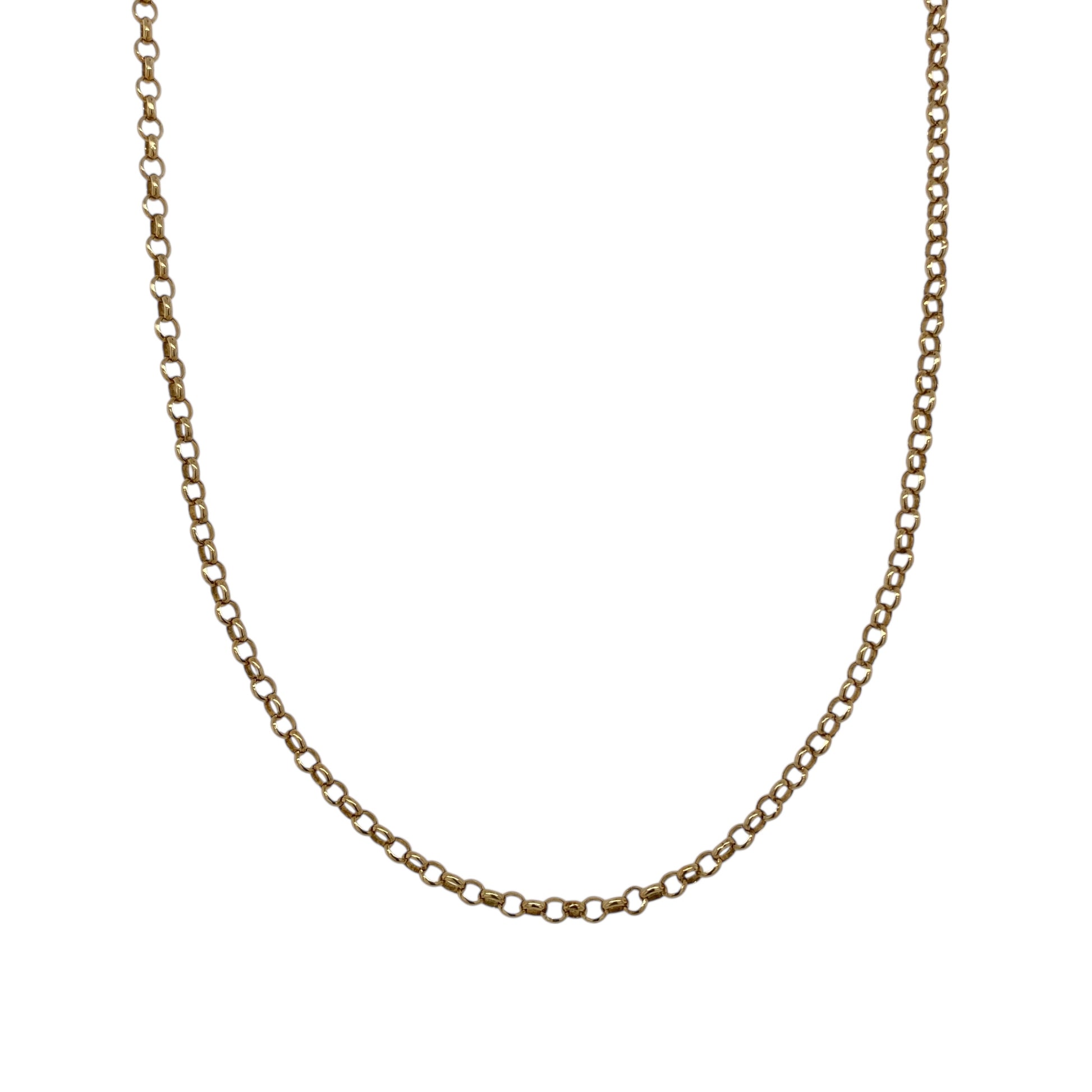 9ct Gold 16" Belcher Chain