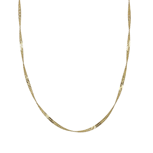 9ct Gold 18" Singapore Chain
