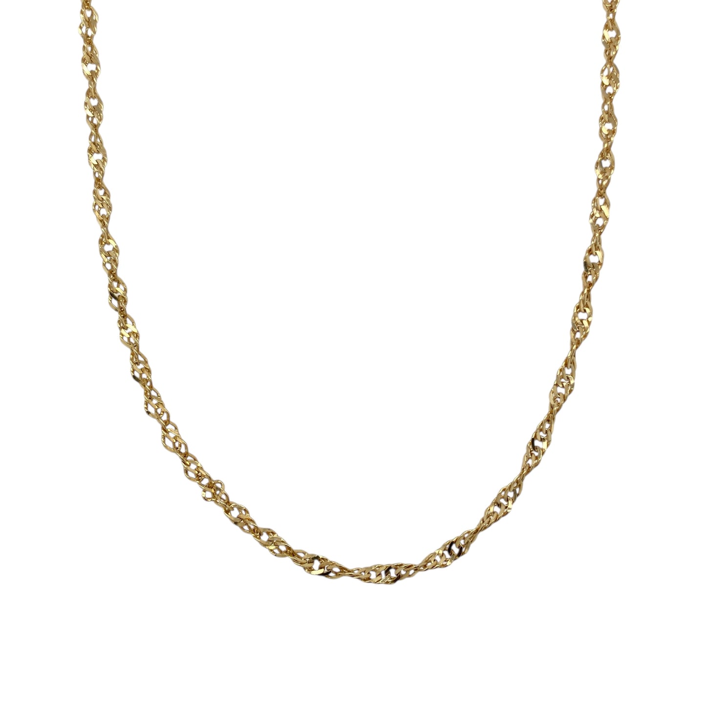 9ct Gold 18" Singapore Chain