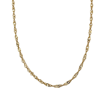 9ct Gold 18" Singapore Chain