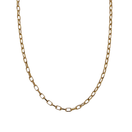 9ct Gold 18" Faceted Belcher Chain