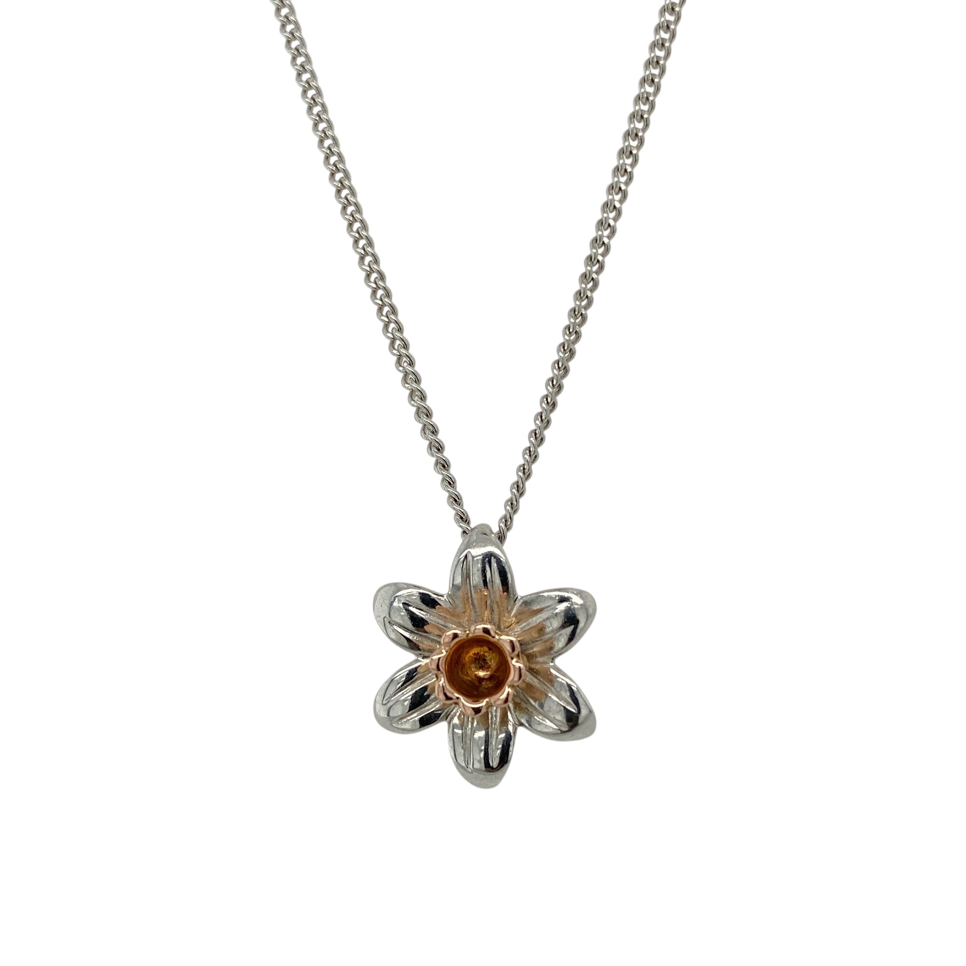 925 Silver Clogau Daffodil 18" Necklace