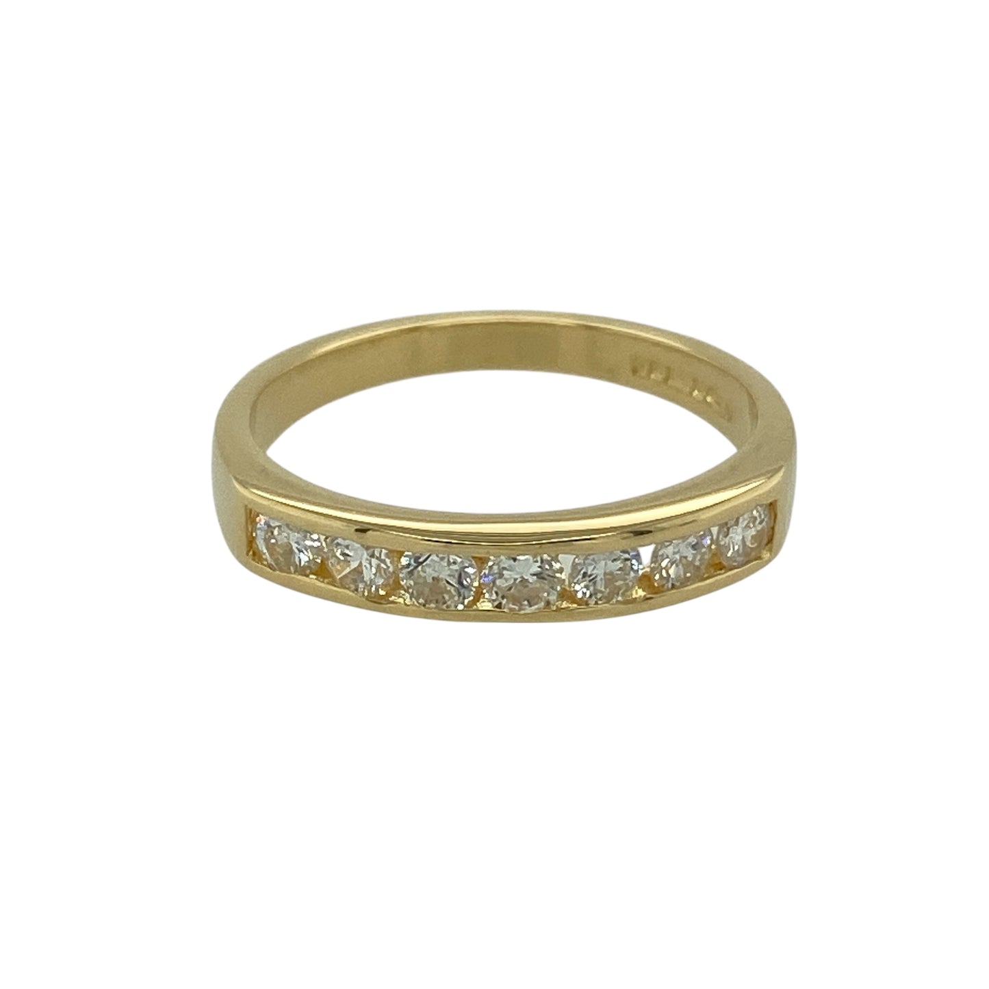 18ct Gold & Diamond Set Band Ring