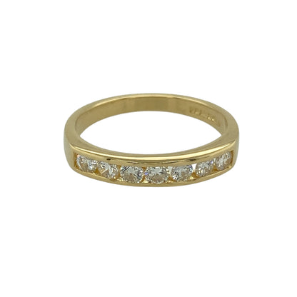 18ct Gold & Diamond Set Band Ring