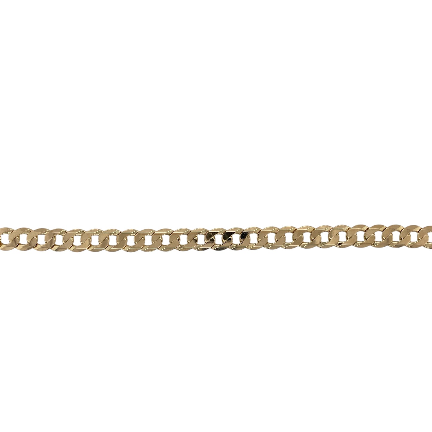 9ct Gold 8.5" Curb Bracelet