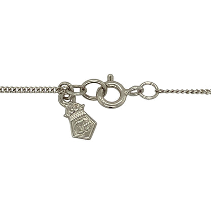 925 Silver & Diamond Set Clogau Ingot 18" Necklace