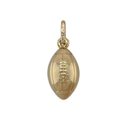 9ct Gold Welsh Rugby Ball Pendant
