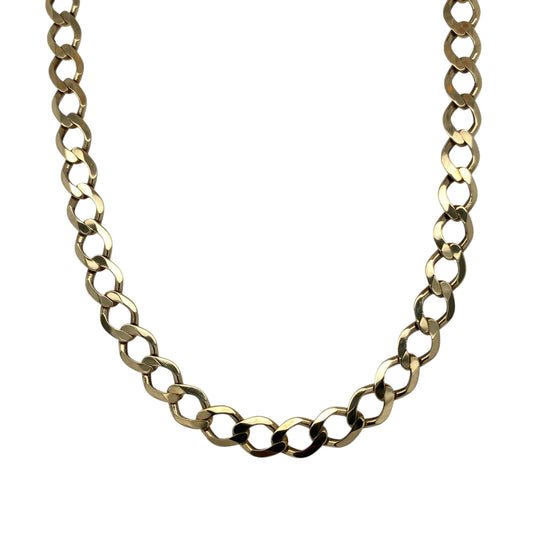 9ct Gold 16" Curb Chain
