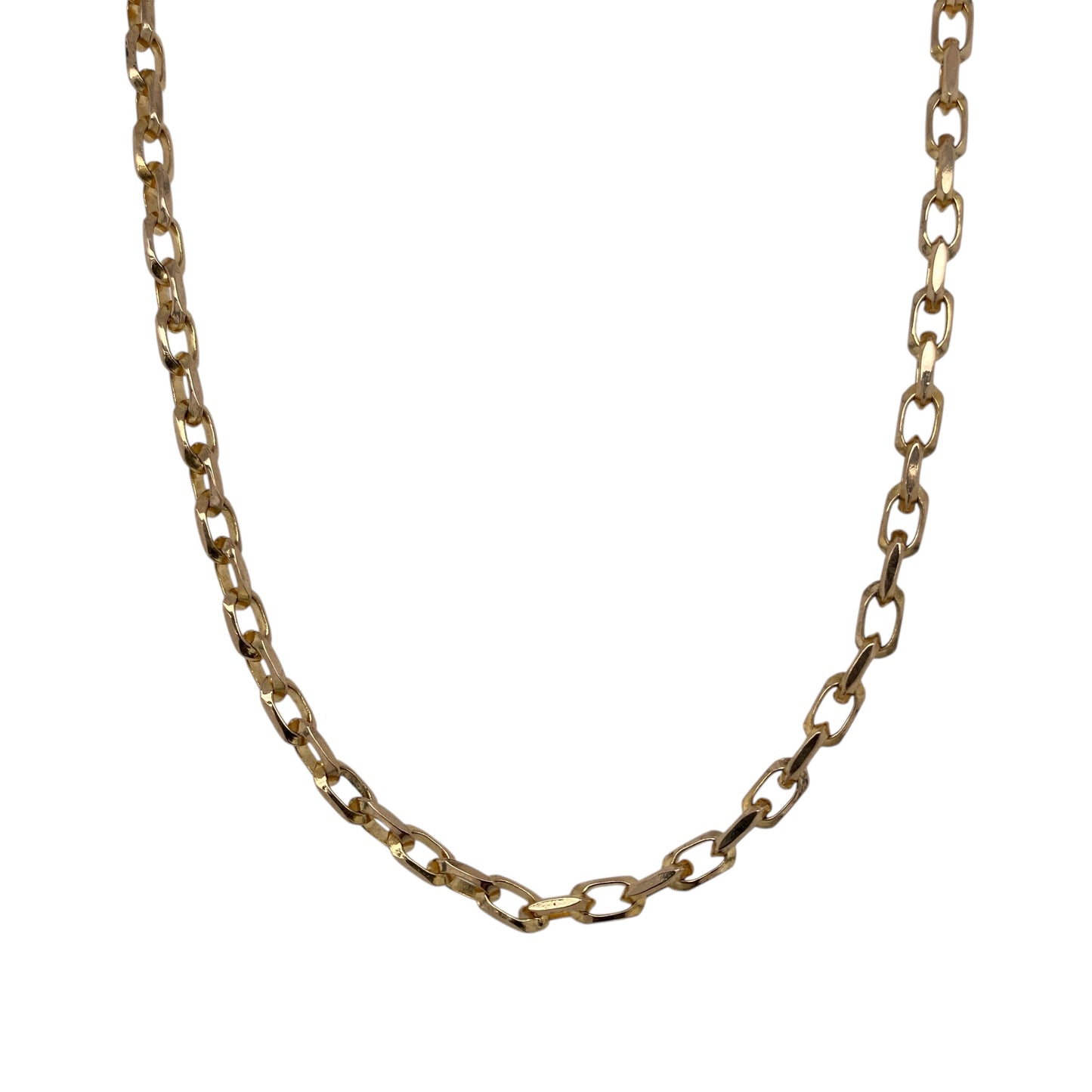 9ct Gold 24" Faceted Belcher Chain
