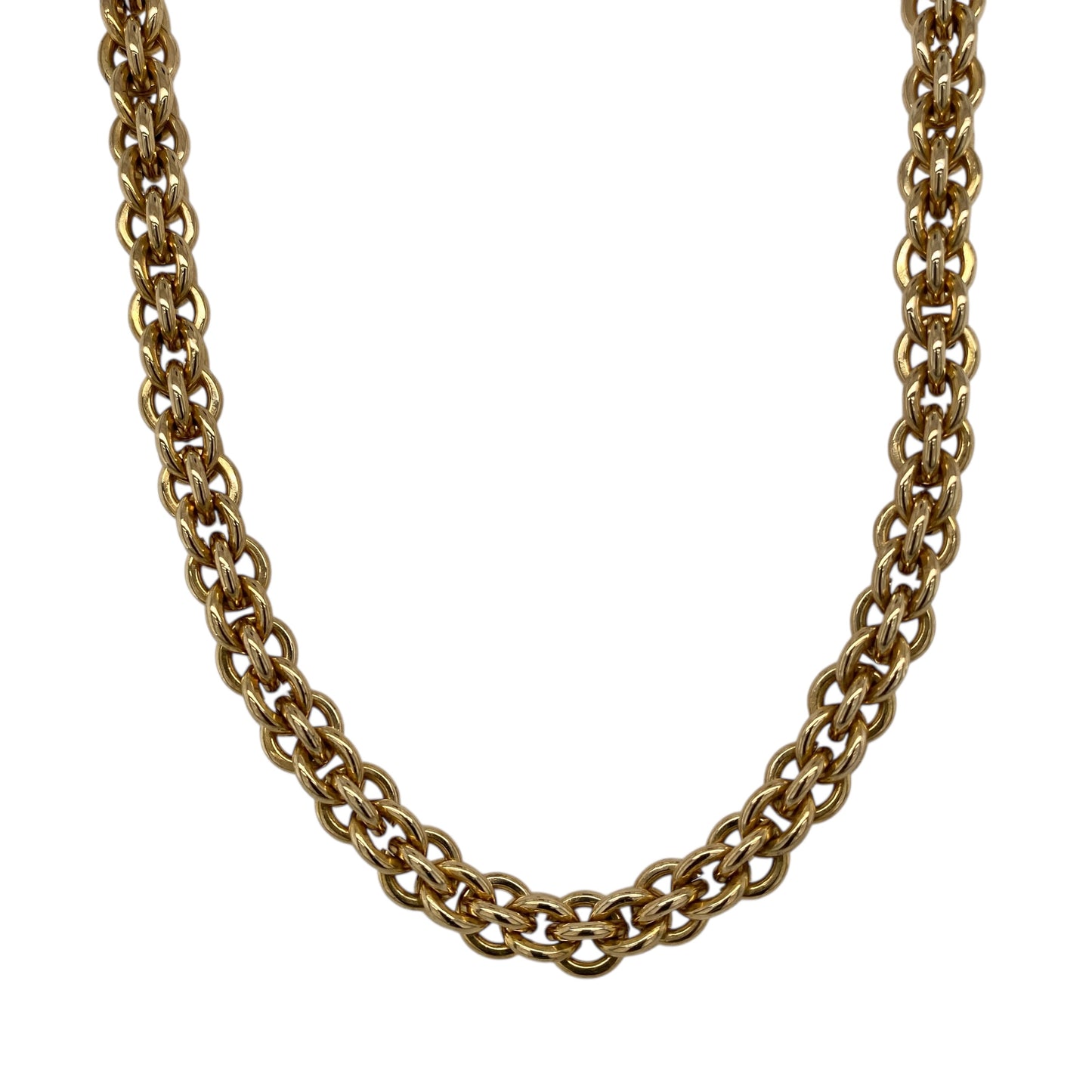 9ct Gold 32" Fancy Belcher Link Style Chain
