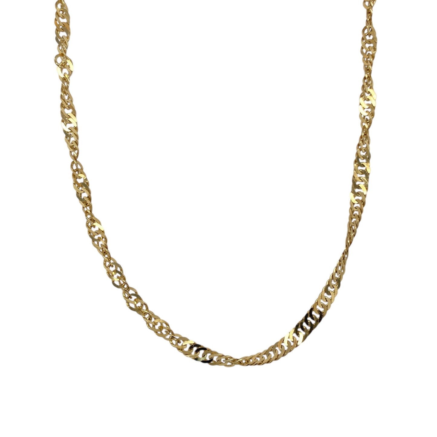 9ct Gold 30" Singapore Chain