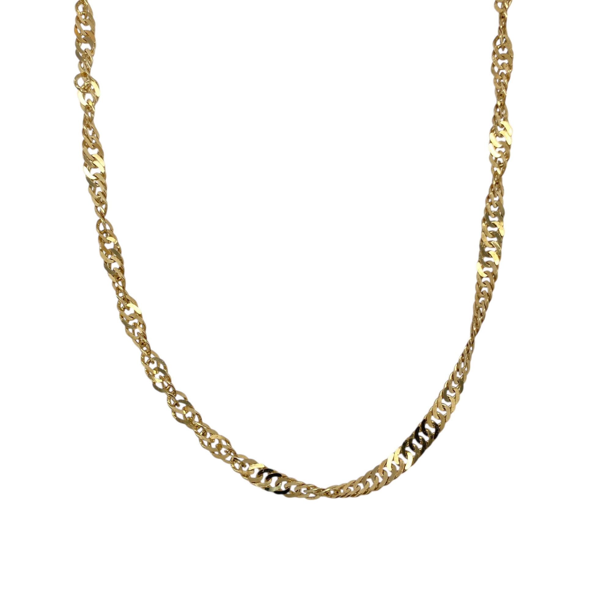 9ct Gold 30" Singapore Chain